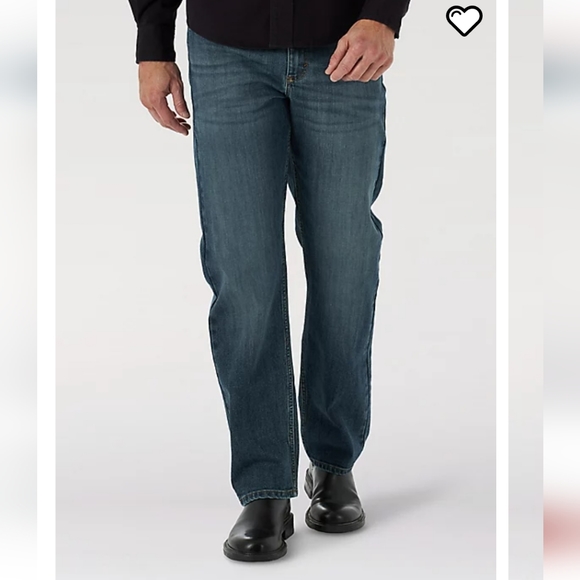 Wrangler Mens Jeans Size 42 Relaxed Fit Distressed Denim - Picture 2 of 11